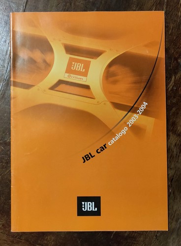 Catalogo jbl depliant brochure - catalogo,
